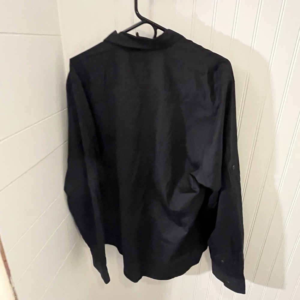 Black XL Calvin Klein jean company dress shirt - Picture 2 of 3